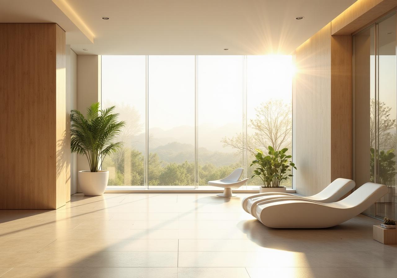 Ambiente rilassante del centro benessere EoloVital